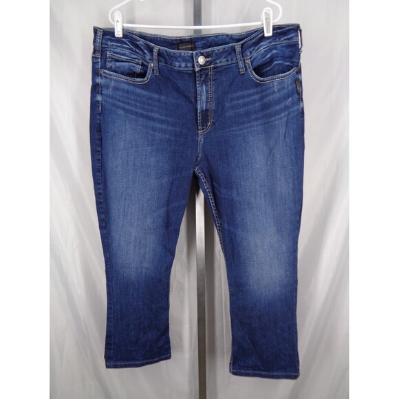 Silver Jeans Avery Slim Boot Plus Size 22 x 25 Hemmed Inseam - Picture 1 of 10